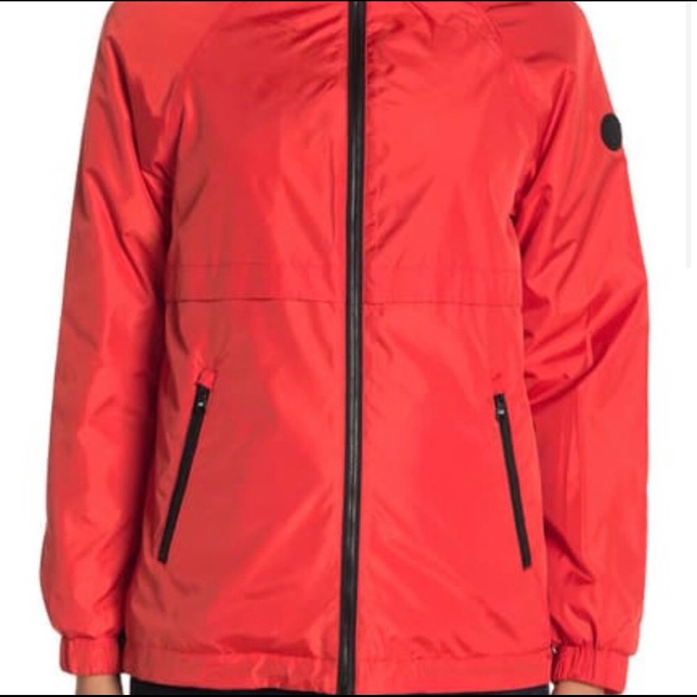 NWT Michael Kors Hooded logo Windbreaker Jacket - Picture 3 of 8